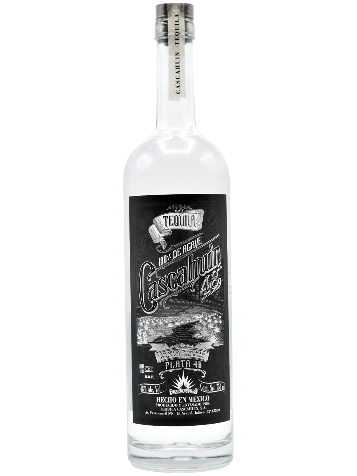 Cascahuin Plata Blanco Tequila 750ml